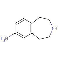 107393-73-7 2,3,4,5-tetrahydro-1H-3-benzazepin-7-amine chemical structure