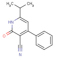1416146-31-0 2-oxo-4-phenyl-6-propan-2-yl-1H-pyridine-3-carbonitrile chemical structure