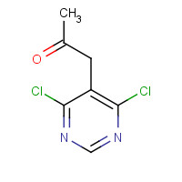 26035-69-8 1-(4,6-dichloropyrimidin-5-yl)propan-2-one chemical structure