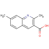 470702-35-3 2,7-dimethylquinoline-3-carboxylic acid chemical structure