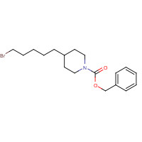 1208369-14-5 benzyl 4-(5-bromopentyl)piperidine-1-carboxylate chemical structure