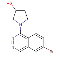 909186-49-8 1-(6-bromophthalazin-1-yl)pyrrolidin-3-ol chemical structure
