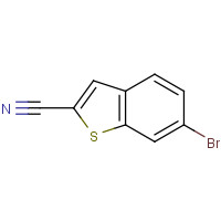 1190198-24-3 6-bromo-1-benzothiophene-2-carbonitrile chemical structure