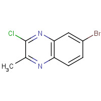 1392413-56-7 6-bromo-3-chloro-2-methylquinoxaline chemical structure