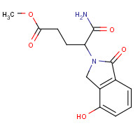 1323407-16-4 methyl 5-amino-4-(7-hydroxy-3-oxo-1H-isoindol-2-yl)-5-oxopentanoate chemical structure