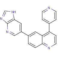 1086056-96-3 6-(1H-imidazo[4,5-b]pyridin-6-yl)-4-pyridin-4-ylquinoline chemical structure