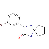 1272755-85-7 2-(3-bromophenyl)-1,4-diazaspiro[4.4]nonan-3-one chemical structure