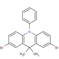 1333316-36-1 2,7-dibromo-9,9-dimethyl-10-phenylacridine chemical structure