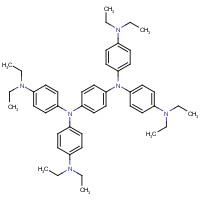 3956-73-8 4-N-[4-[4-(diethylamino)-N-[4-(diethylamino)phenyl]anilino]phenyl]-4-N-[4-(diethylamino)phenyl]-1-N,1-N-diethylbenzene-1,4-diamine chemical structure