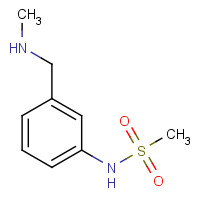 1154669-37-0 N-[3-(methylaminomethyl)phenyl]methanesulfonamide chemical structure