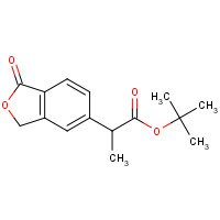 1374574-07-8 tert-butyl 2-(1-oxo-3H-2-benzofuran-5-yl)propanoate chemical structure