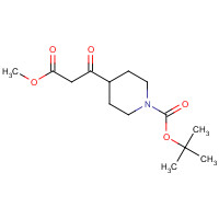 479630-02-9 tert-butyl 4-(3-methoxy-3-oxopropanoyl)piperidine-1-carboxylate chemical structure
