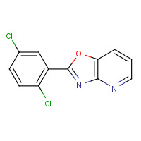 52333-67-2 2-(2,5-dichlorophenyl)-[1,3]oxazolo[4,5-b]pyridine chemical structure
