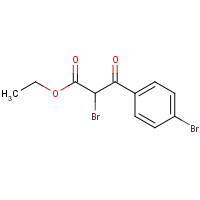 87943-97-3 ethyl 2-bromo-3-(4-bromophenyl)-3-oxopropanoate chemical structure
