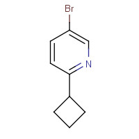 1159815-16-3 5-bromo-2-cyclobutylpyridine chemical structure