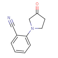 218610-64-1 2-(3-oxopyrrolidin-1-yl)benzonitrile chemical structure