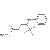 914613-28-8 methyl 4-anilino-5,5,5-trifluoropentanoate chemical structure