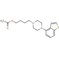 913614-14-9 4-[4-(1-benzothiophen-4-yl)piperazin-1-yl]butyl acetate chemical structure