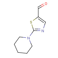 129865-52-7 2-piperidin-1-yl-1,3-thiazole-5-carbaldehyde chemical structure