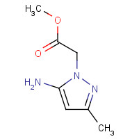 1004451-62-0 methyl 2-(5-amino-3-methylpyrazol-1-yl)acetate chemical structure