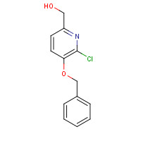 1192263-77-6 (6-chloro-5-phenylmethoxypyridin-2-yl)methanol chemical structure