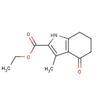 7272-58-4 ethyl 3-methyl-4-oxo-1,5,6,7-tetrahydroindole-2-carboxylate chemical structure