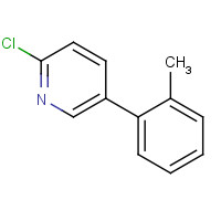 41216-07-3 2-chloro-5-(2-methylphenyl)pyridine chemical structure