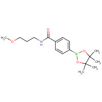 1509932-25-5 N-(3-methoxypropyl)-4-(4,4,5,5-tetramethyl-1,3,2-dioxaborolan-2-yl)benzamide chemical structure