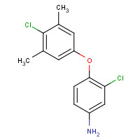 57688-36-5 3-chloro-4-(4-chloro-3,5-dimethylphenoxy)aniline chemical structure