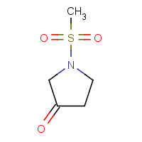 1270026-80-6 1-methylsulfonylpyrrolidin-3-one chemical structure
