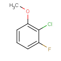 446-60-6 2-chloro-1-fluoro-3-methoxybenzene chemical structure