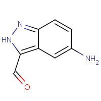885519-26-6 5-amino-2H-indazole-3-carbaldehyde chemical structure