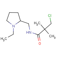 243963-39-5 3-chloro-N-[(1-ethylpyrrolidin-2-yl)methyl]-2,2-dimethylpropanamide chemical structure