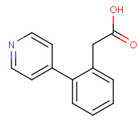 887566-89-4 2-(2-pyridin-4-ylphenyl)acetic acid chemical structure