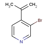 1357094-97-3 3-bromo-4-prop-1-en-2-ylpyridine chemical structure