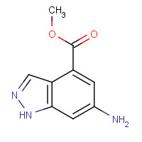 885518-56-9 methyl 6-amino-1H-indazole-4-carboxylate chemical structure