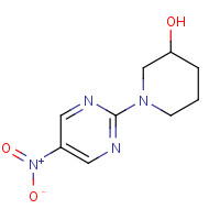 1250542-21-2 1-(5-nitropyrimidin-2-yl)piperidin-3-ol chemical structure