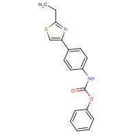 1432032-17-1 phenyl N-[4-(2-ethyl-1,3-thiazol-4-yl)phenyl]carbamate chemical structure