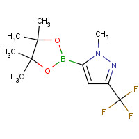 1025719-23-6 1-methyl-5-(4,4,5,5-tetramethyl-1,3,2-dioxaborolan-2-yl)-3-(trifluoromethyl)pyrazole chemical structure
