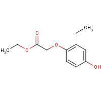 403612-37-3 ethyl 2-(2-ethyl-4-hydroxyphenoxy)acetate chemical structure