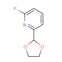 208111-44-8 2-(1,3-dioxolan-2-yl)-6-fluoropyridine chemical structure