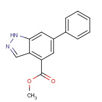 949464-90-8 methyl 6-phenyl-1H-indazole-4-carboxylate chemical structure