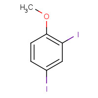 28896-47-1 2,4-diiodo-1-methoxybenzene chemical structure