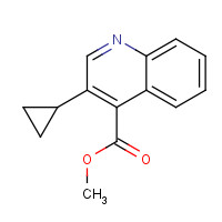 1539309-68-6 methyl 3-cyclopropylquinoline-4-carboxylate chemical structure