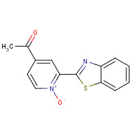 1432592-59-0 1-[2-(1,3-benzothiazol-2-yl)-1-oxidopyridin-1-ium-4-yl]ethanone chemical structure