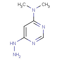 1314980-57-8 6-hydrazinyl-N,N-dimethylpyrimidin-4-amine chemical structure