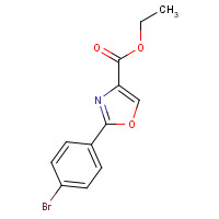 391248-23-0 ethyl 2-(4-bromophenyl)-1,3-oxazole-4-carboxylate chemical structure