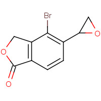 1255206-89-3 4-bromo-5-(oxiran-2-yl)-3H-2-benzofuran-1-one chemical structure