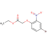 528892-33-3 ethyl 2-(4-bromo-2-nitrophenoxy)acetate chemical structure