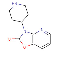 173842-64-3 3-piperidin-4-yl-[1,3]oxazolo[4,5-b]pyridin-2-one chemical structure